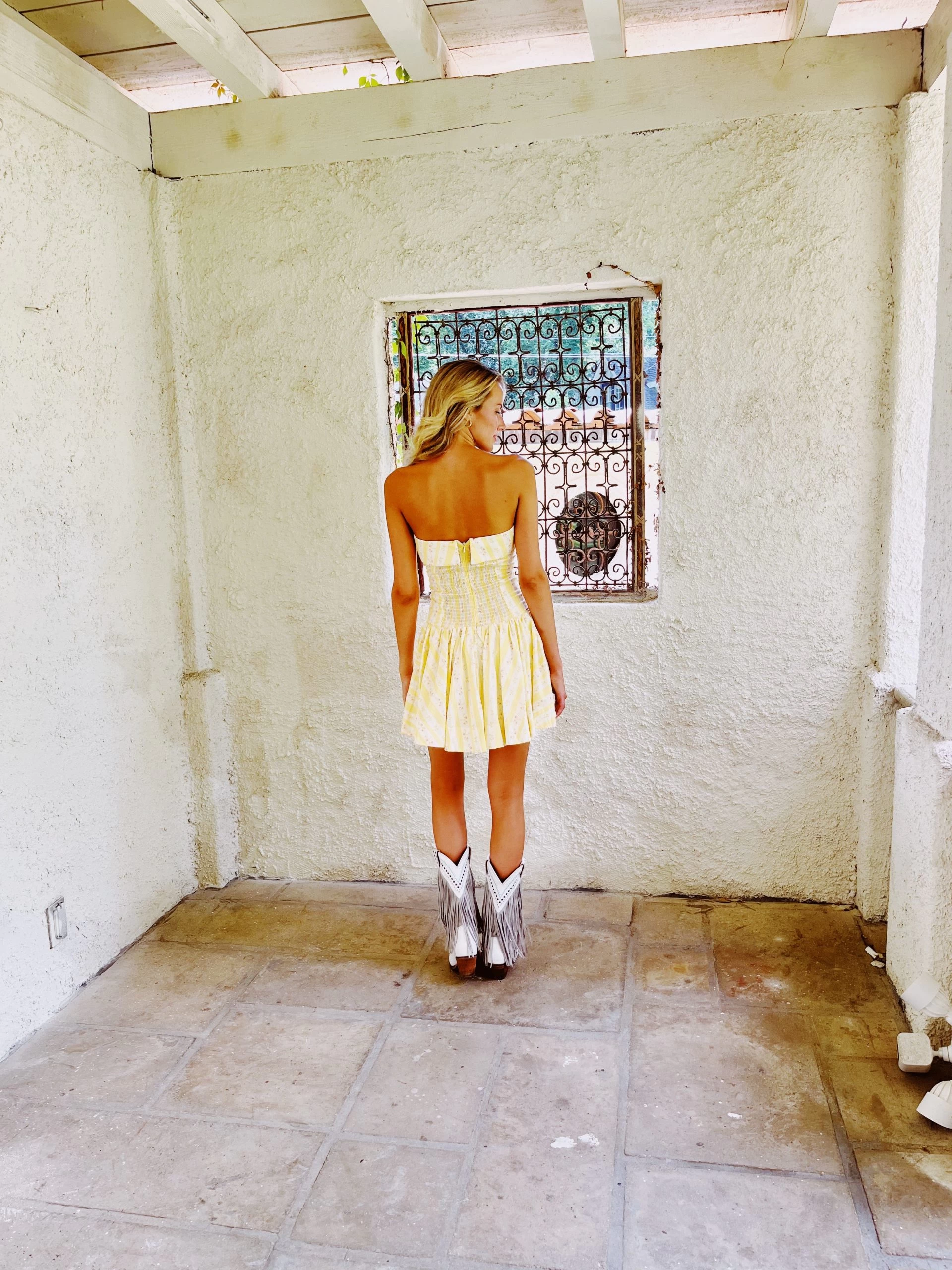 Back To Blooming Romper - Yellow 3 Back To Blooming Romper - Yellow - Image 3