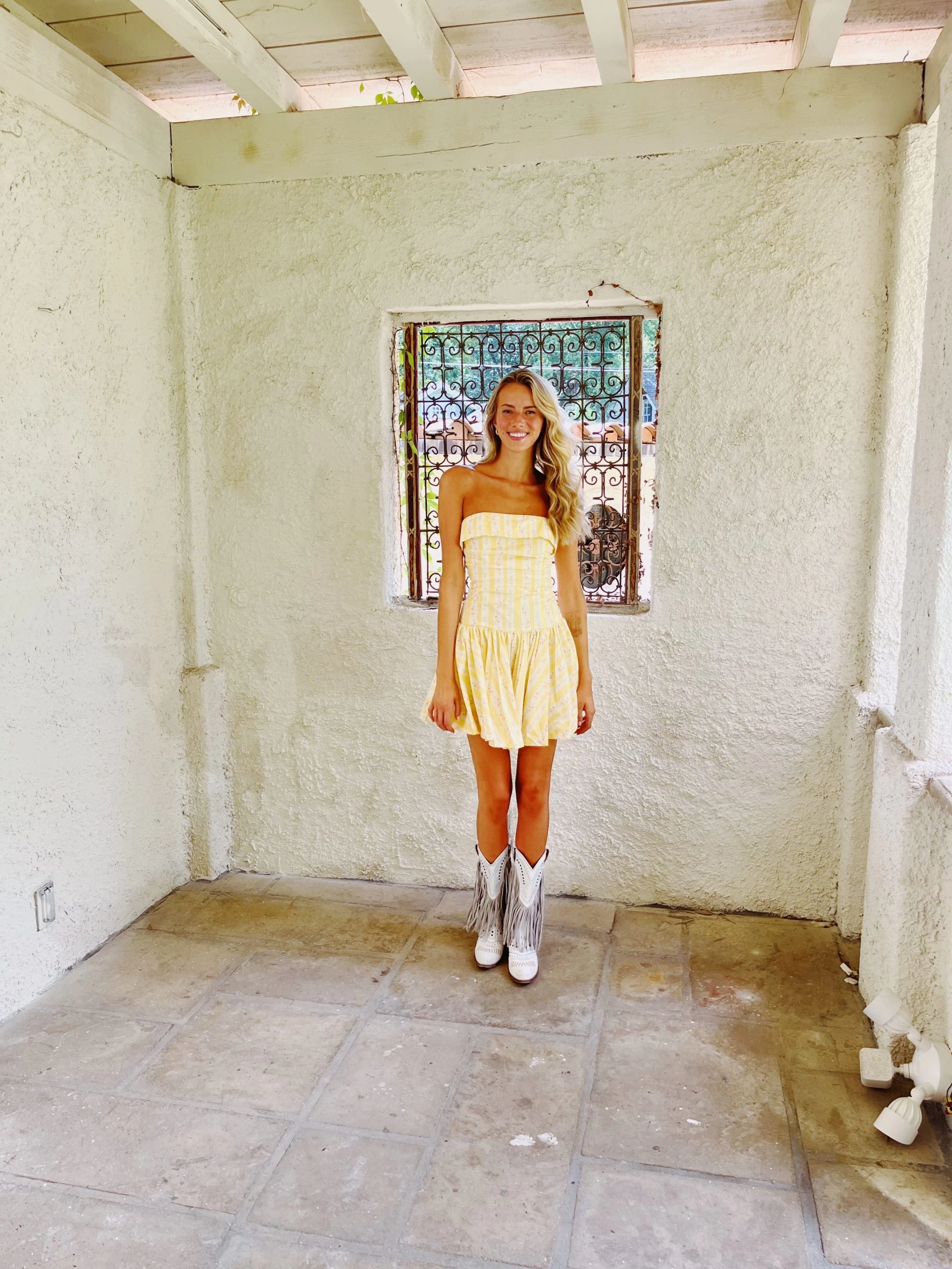 Back To Blooming Romper - Yellow 2 Back To Blooming Romper - Yellow - Image 2