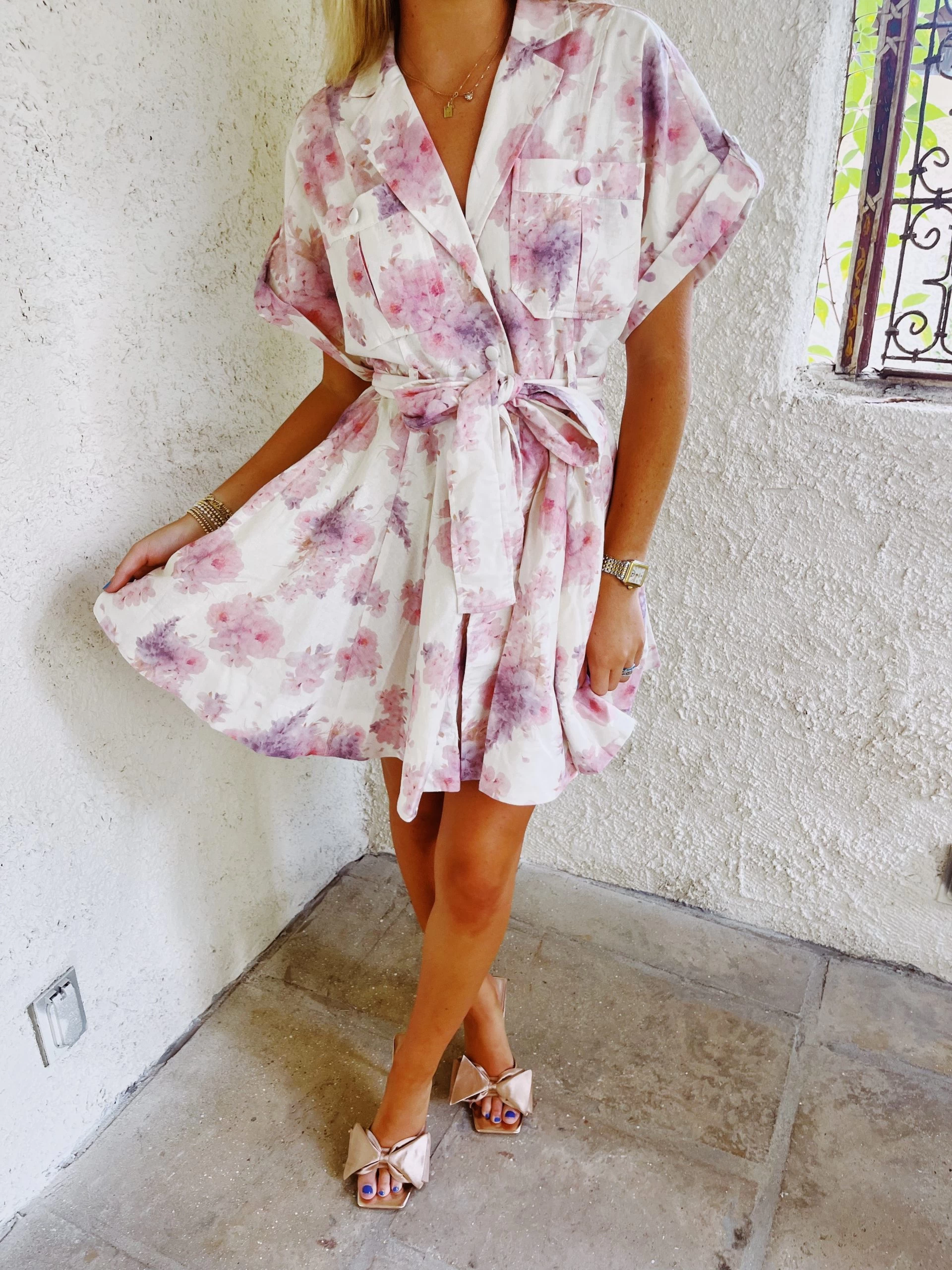 Perfect Safari Dress - Pink 1 Perfect Safari Dress - Pink