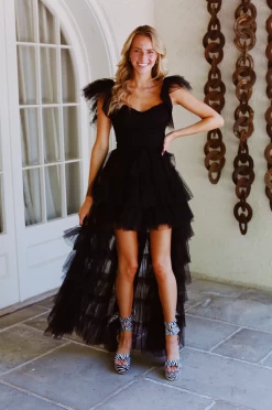 Past Midnight Dress - Black