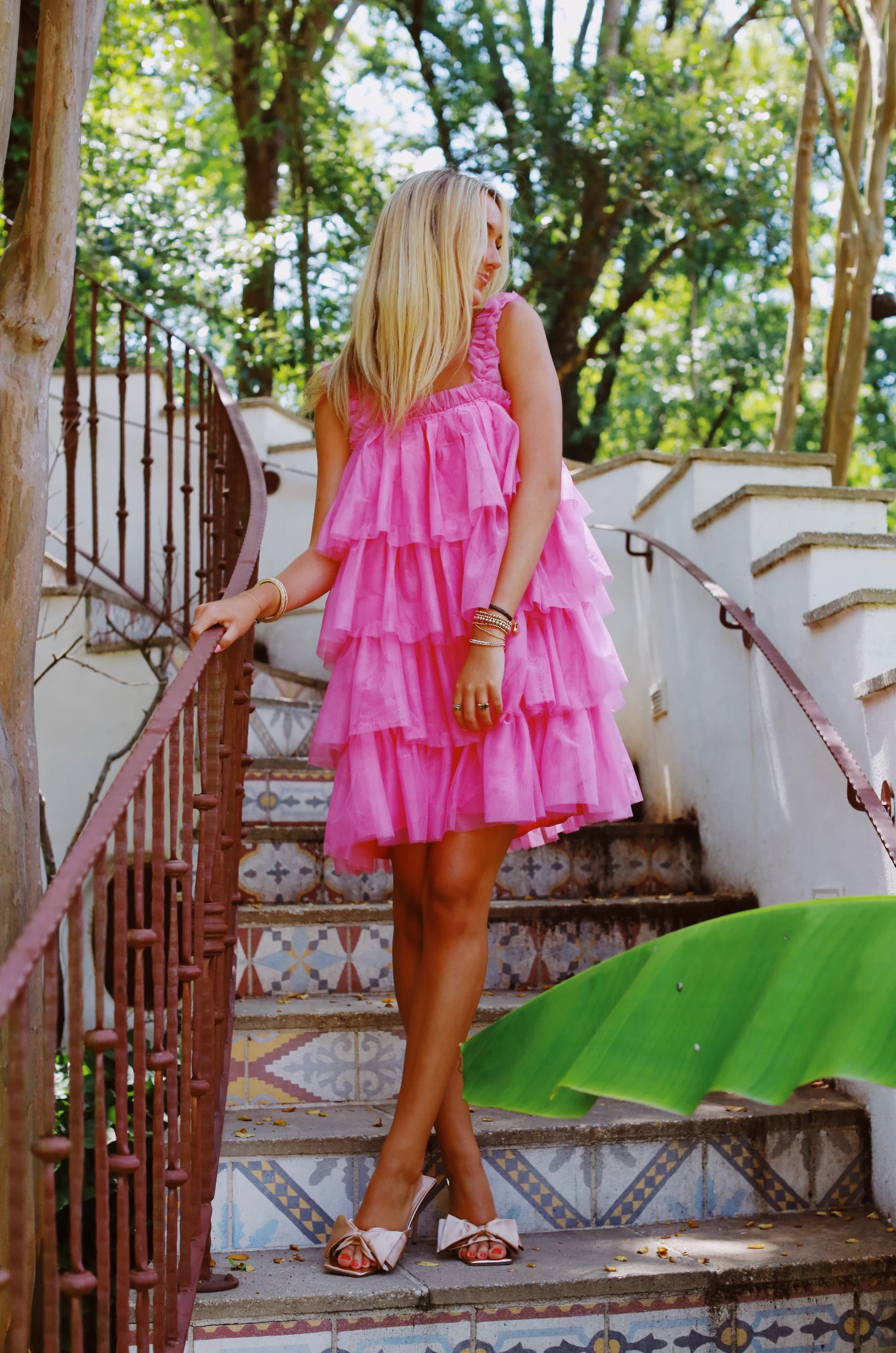 Powder Puff Dress - Aurora Pink 1 Powder Puff Dress - Aurora Pink