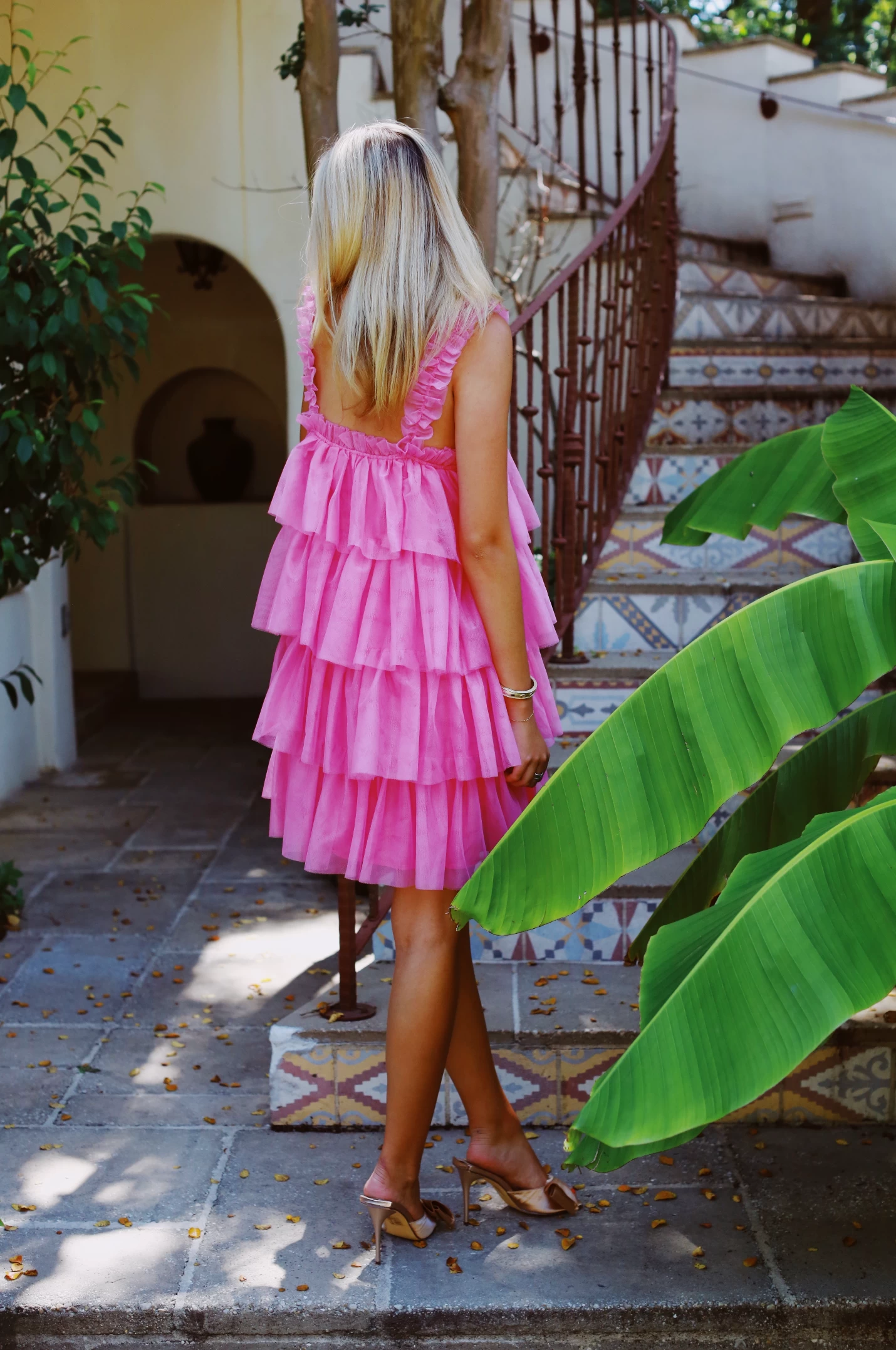 Powder Puff Dress - Aurora Pink 3 Powder Puff Dress - Aurora Pink - Image 3