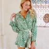 Aruba Romper - Ibiza Green