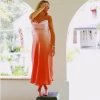 Moving To Cabo Dress - Orange