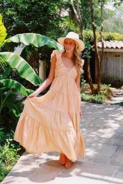 She's Flirty Dress - Orange