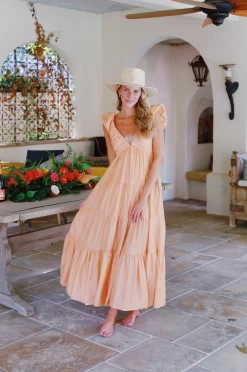 She's Flirty Dress - Orange -Fashion Finds Outlet ScreenShot2023 07 05at11.00.32AM