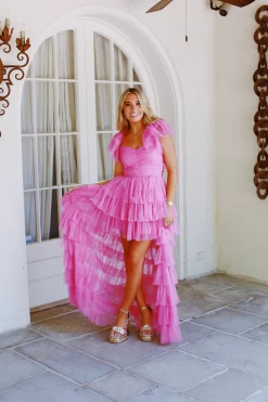 Past Midnight Dress - Pink