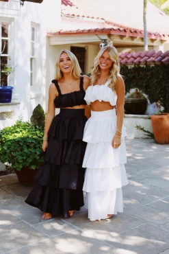 Runaway Tiered Maxi Skirt Set - Black 9 Runaway Tiered Maxi Skirt Set - Black -Fashion Finds Outlet ScreenShot2023 07 05at12.19.35PM