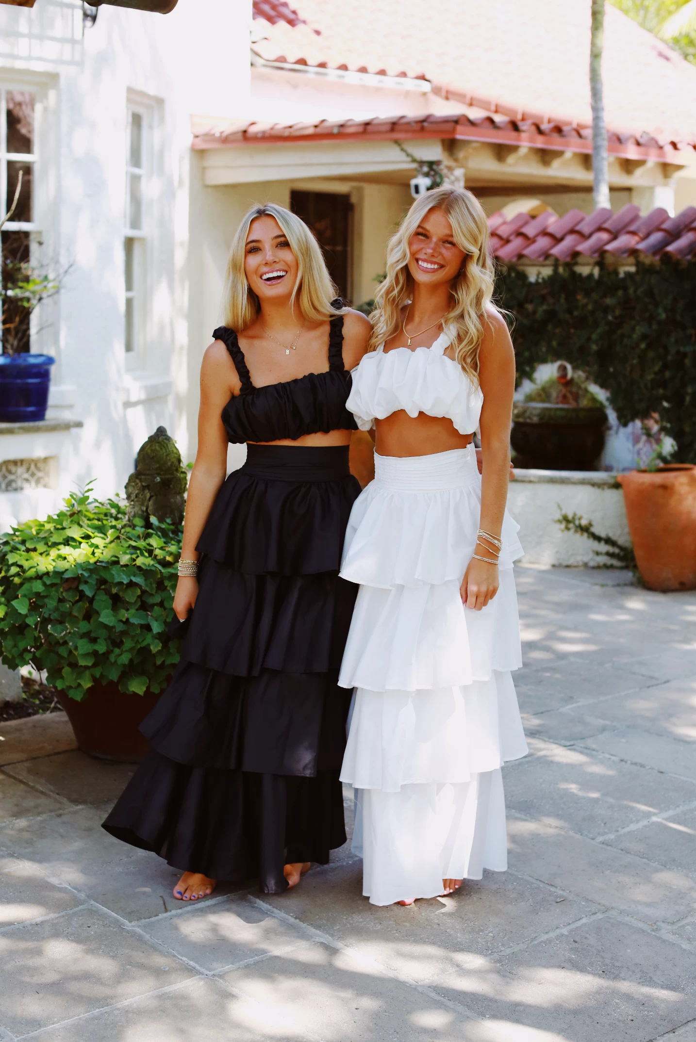 Runaway Tiered Maxi Skirt Set - Black 4 Runaway Tiered Maxi Skirt Set - Black - Image 4