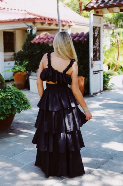 Runaway Tiered Maxi Skirt Set - Black 8 Runaway Tiered Maxi Skirt Set - Black -Fashion Finds Outlet ScreenShot2023 07 05at12.35.01PM