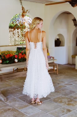 All The Butterflies Midi Dress - White 5 All The Butterflies Midi Dress - White -Fashion Finds Outlet ScreenShot2023 07 05at12.35.11PM