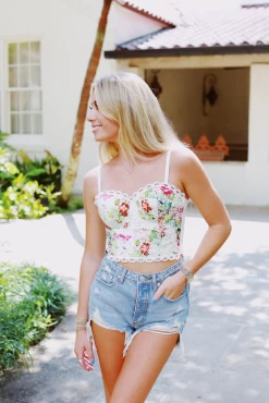 One Night In Paris Bustier Top - White -Fashion Finds Outlet ScreenShot2023 07 05at12.46.33PM