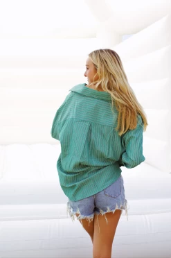 Pops Oversized Shirt - Green -Fashion Finds Outlet ScreenShot2023 07 06at10.34.09AM