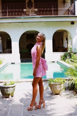 Lady Bow Dress - Pink -Fashion Finds Outlet ScreenShot2023 08 07at11.12.18AM