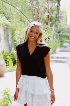 First Down Top - Black