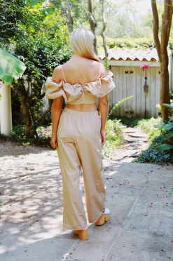 Paige Two Piece Pants Set - Khaki -Fashion Finds Outlet ScreenShot2023 08 07at11.15.08AM