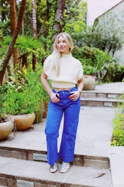 Vegas Wide Leg Jean - Blue