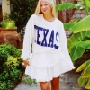 Texas Sweatshirt - Denim Blue