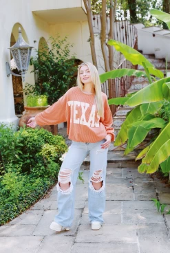 Fashion Finds Outlet 23 Texas Sweatshirt - Spice