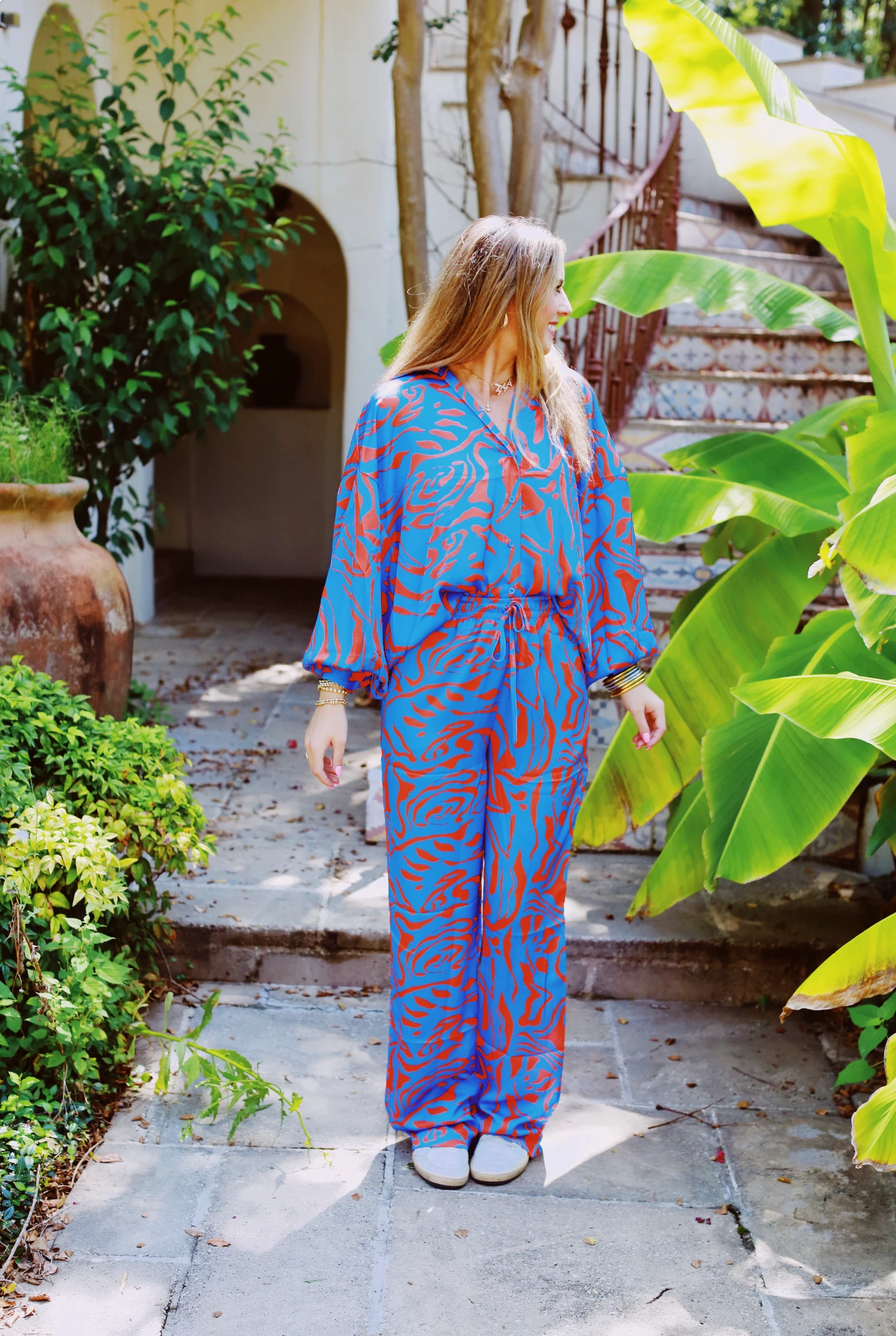 Funky Tiger Set TOP - Blue