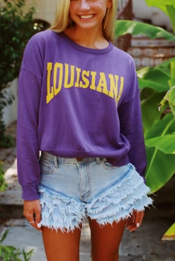 Louisiana Sweater - Purple