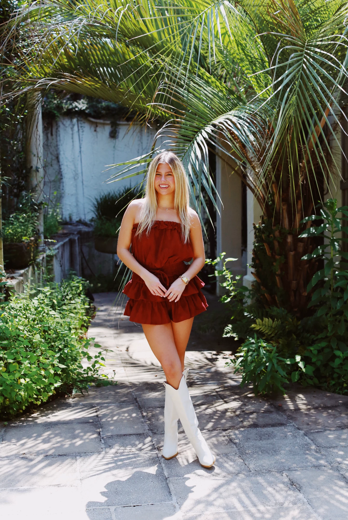 Corduroy Kickoff Romper - Maroon 1 Corduroy Kickoff Romper - Maroon