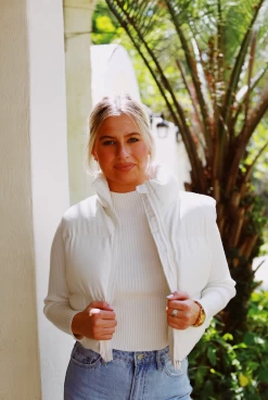 Take The Plunge Vest - White