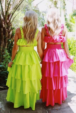Runaway Tiered Maxi Skirt Set - Lime 5 Runaway Tiered Maxi Skirt Set - Lime -Fashion Finds Outlet ScreenShot2023 08 14at11.45.05AM
