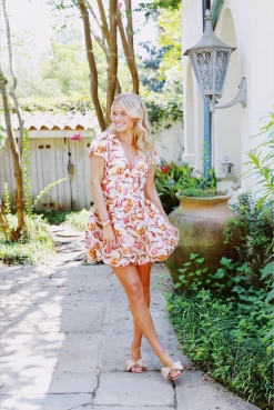 Too Many Tulips Dress - Pink/Orange 9 Too Many Tulips Dress - Pink/Orange -Fashion Finds Outlet ScreenShot2023 08 14at11.45.40AM