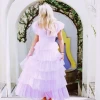 Pretty Lavish Tulle Maxi Dress - Lavender
