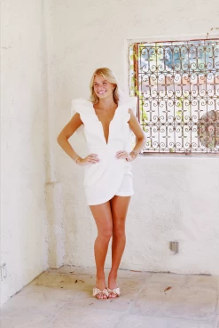 Margo Mini Dress - White -Fashion Finds Outlet ScreenShot2023 08 14at11.47.10AM