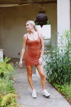 Core Athletic Dress - Camel