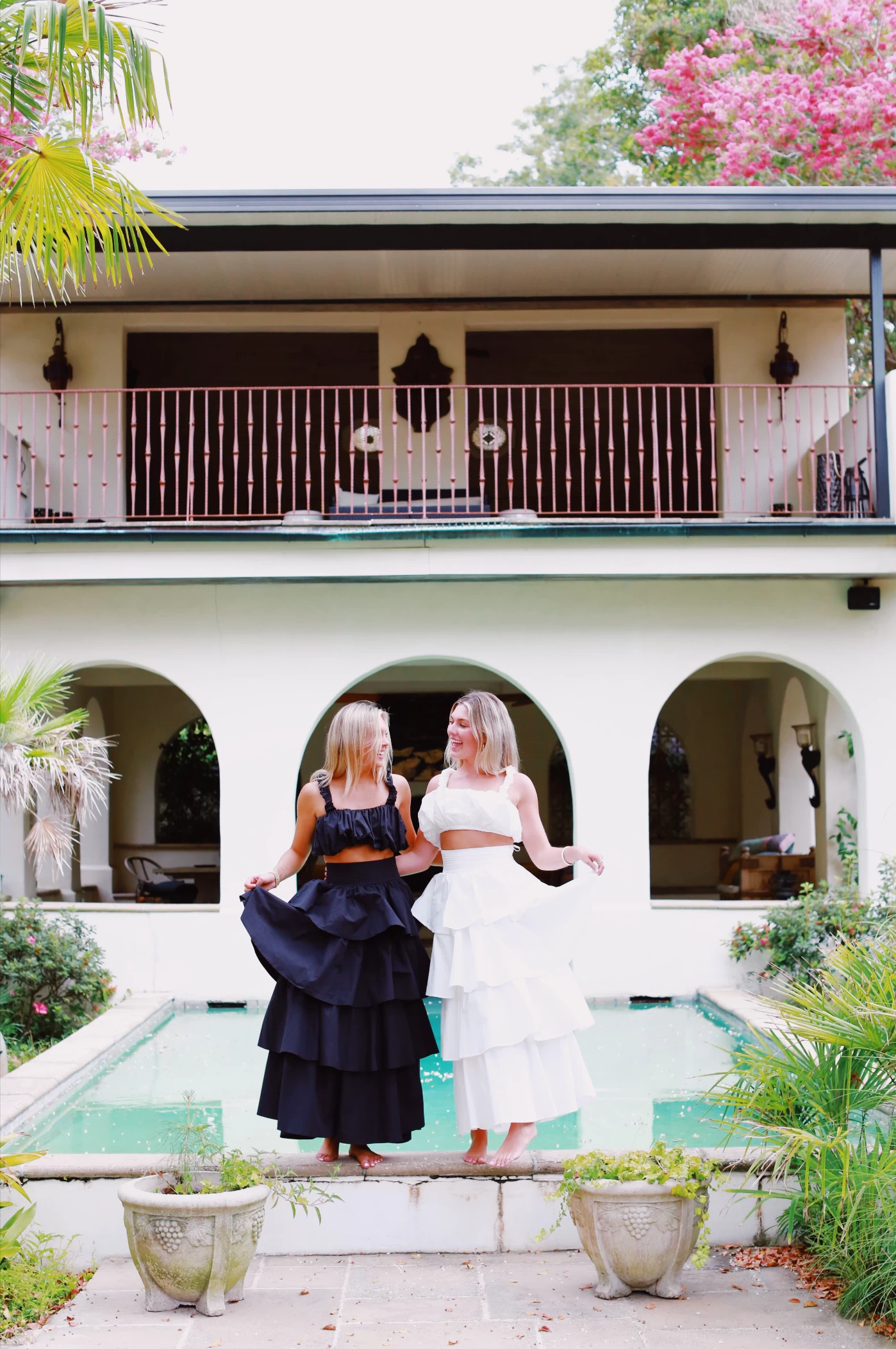 Runaway Tiered Maxi Skirt Set - Black 2 Runaway Tiered Maxi Skirt Set - Black - Image 2