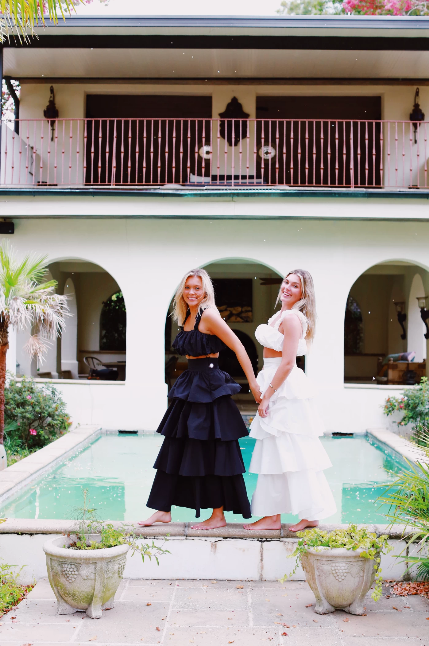 Runaway Tiered Maxi Skirt Set - Black 6 Runaway Tiered Maxi Skirt Set - Black - Image 6