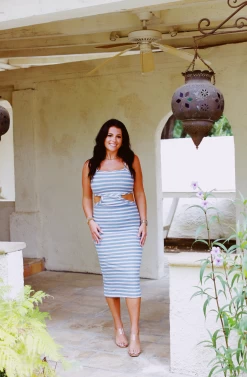 How I Feel Midi Dress - Blue Stripe 9 How I Feel Midi Dress - Blue Stripe -Fashion Finds Outlet ScreenShot2023 09 05at10.12.40AM