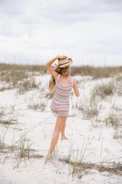 July Striped Sweater Set - Lavender Multi -Fashion Finds Outlet TT 200