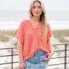 Lena Top - Coral