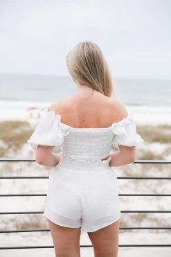 Liza Gauze Set - Off White -Fashion Finds Outlet TT 540