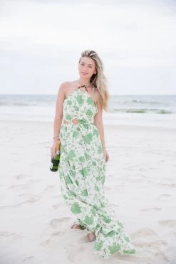 Rio Maxi Dress - Green