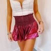 QUEEN OF SPARKLES Swing Shorts - Barbie Pink