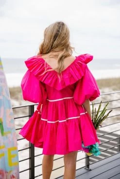 Babydoll MiniDress - Fuchsia -Fashion Finds Outlet image 1c113693 4f91 44bd a3bf a4b871eb577e