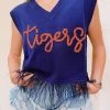 Tiger Feather Tank - QUEEN OF SPARKLES