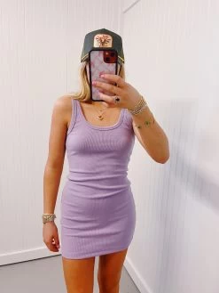 Ain't She Basic Dress - Lilac