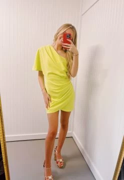 Wake Up Call Dress - Lime