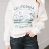 Cali Beach Club Sweatshirt - Cream