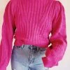 Tickled Pink Sweater - Orchid