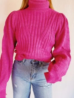 Tickled Pink Sweater - Orchid