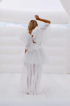 Love Letter Tulle Dress - White