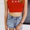 USA Tank Top - Red