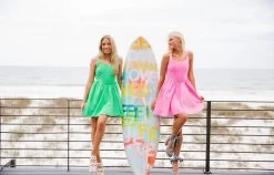 Sally Skater Girl Dress - Pink